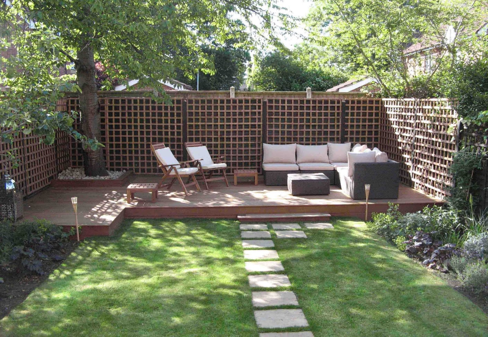 garden decking ideas garden decking away from the house JEWDESH