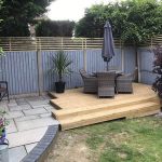 garden decking wooden decking area PBEXUZC