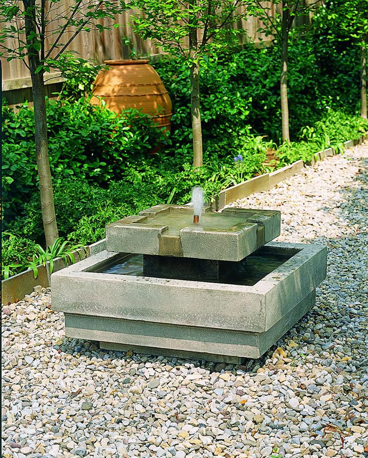 garden fountains escala garden water fountain - soothing walls JUOBWNS