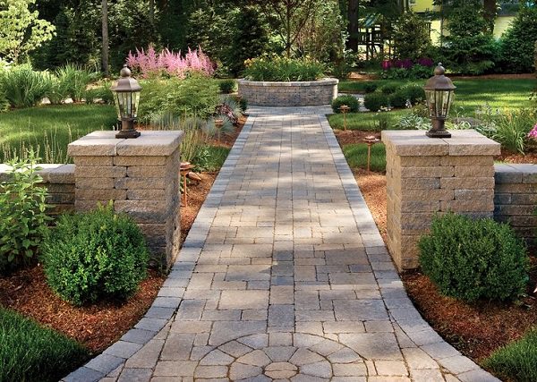 garden path ideas another cool diy garden path idea is to make use of pavers. IDANDBT