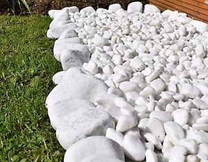 garden pebbles image is loading decorative-marble-white-stones-gravel-pebbles-home-amp- QFTUFZN