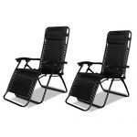 garden recliners 2 x dny© textoline reclining garden chair beach sun lounger recliner chairs MBKOYCF