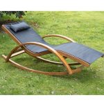 garden recliners garden wooden lounger patio sun bed rocking chair pool armrest recliner XPOGBXT