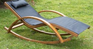 garden recliners garden wooden lounger patio sun bed rocking chair pool armrest recliner XPOGBXT