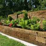 garden retaining wall the stones used to create these terraces and retaining walls are speckled PSTFSLF