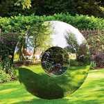 garden sculptures large outdoor sculpture in stainless steel AYFFQGK