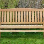 garden seat 3 seater scotney teak garden bench JUNWFGX