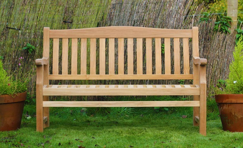 garden seat 3 seater scotney teak garden bench JUNWFGX