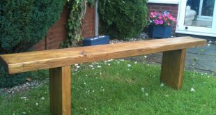 garden seat reclaimed rustic chunky solid pine garden bench seat BHEWAGH