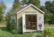 garden shed kits colonial williamsburg wood shed (with pre-cut parts) AVBHFTU