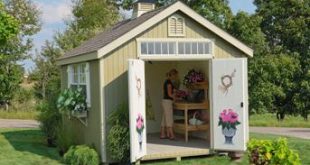 garden shed kits colonial williamsburg wood shed (with pre-cut parts) AVBHFTU