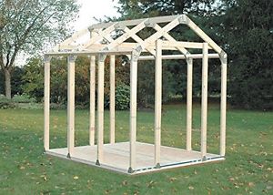 garden shed kits image is loading shed-kit-steel-connectors-building-storage-sheds-kits- BXSKIOS