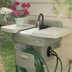 garden sink outdoor sink. no {extra} plumbing required.. connects to any outside spigot XXWTDLO