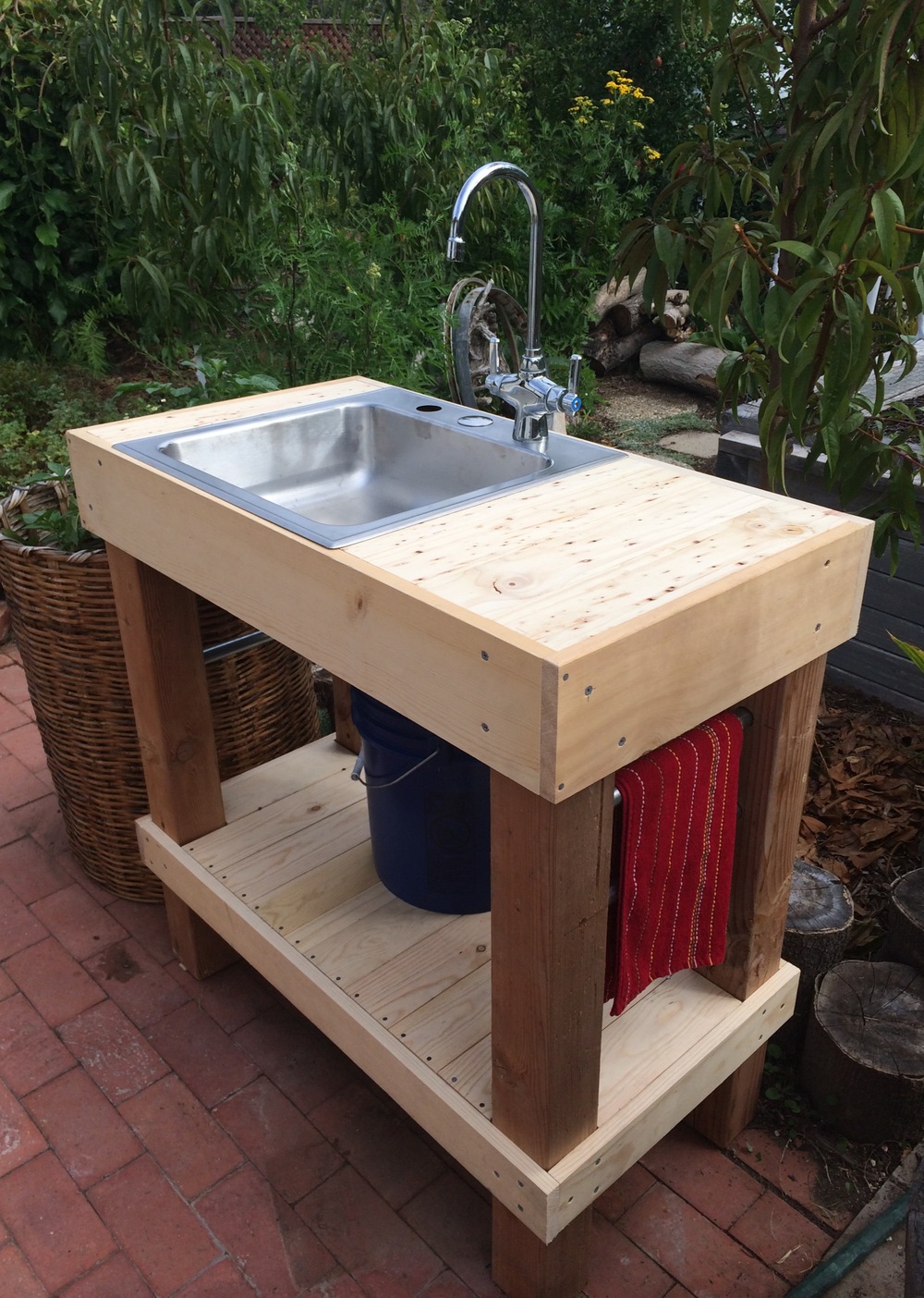 garden sink outdoor sink! total project cost $106 XBMAUVO