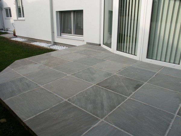 garden slabs grey sandstone patio paving packs TBJSBNQ