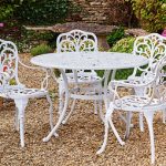 garden table and chairs white garden furniture white wicker modern garden chairs pe rattan ZPATDTZ