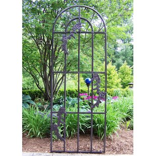 garden trellises rose steel arched trellis BVFXAJK