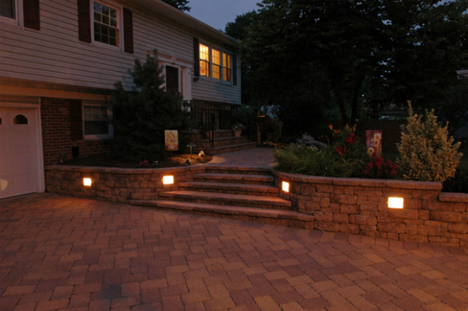 garden wall lights garden wall u0026 retaining wall lights PMXRDOK