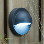 garden wall lights techmar plug and play - deimos white led garden wall light KMAXKFC