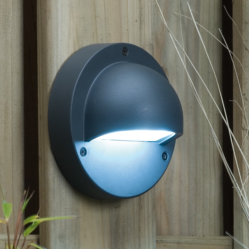 garden wall lights techmar plug and play - deimos white led garden wall light KMAXKFC