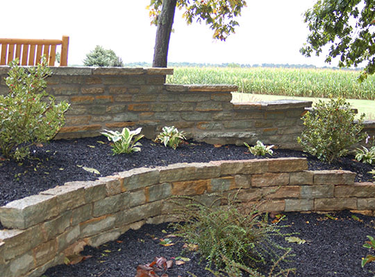 garden walls natural stone products. indiana cut stone garden wall ICXZTEJ