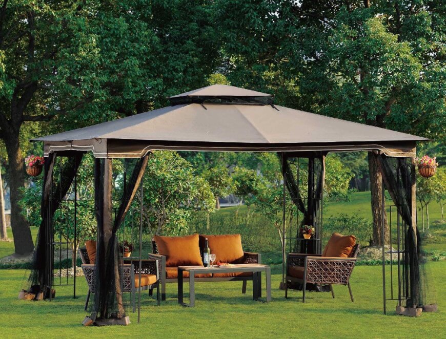 gazebo ideas these portable gazebos are a great way to create a focal point VPKTSOL