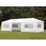 gazebo tent palm springs 10u0027 x 30u0027 party tent wedding canopy gazebo pavilion w/side MAQOIBH