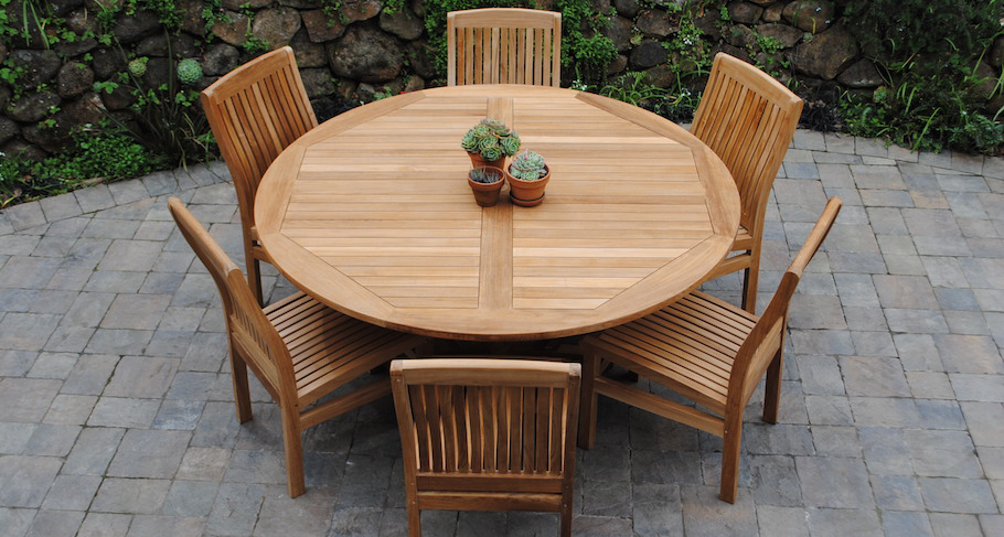 get teak furniture for your home! ORGMIQN