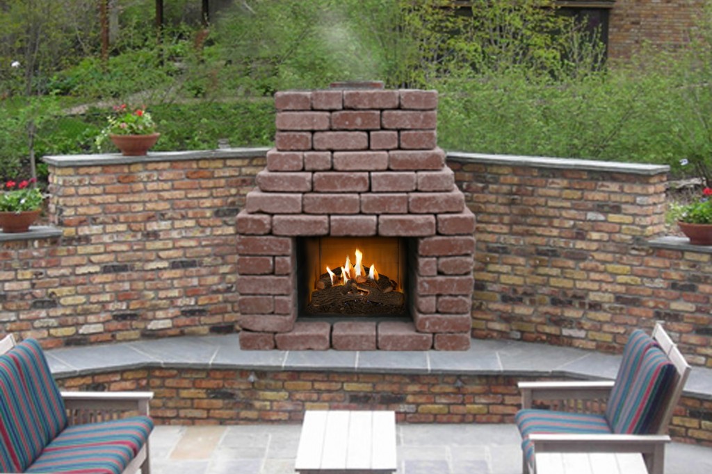 A Suitable Patio Fireplace