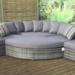 grey rattan garden furniture sets for sale CEFUWAZ