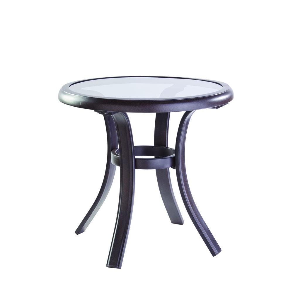 hampton bay statesville patio side table RFBCWEZ