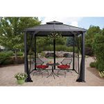 hard top gazebo better homes and gardens sullivan ridge 8 ft. hard top outdoor gazebo AUCWOPE