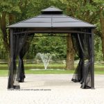 hard top gazebo hometrends hard top square gazebo EWEWPBR