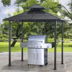 hardtop gazebo sunjoy l-gz238pst-10 harper hard top grill gazebo XEREFDS