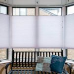 honeycomb shades prestige cellular shades top down bottom up for bay windows looks sleek QRXILTK