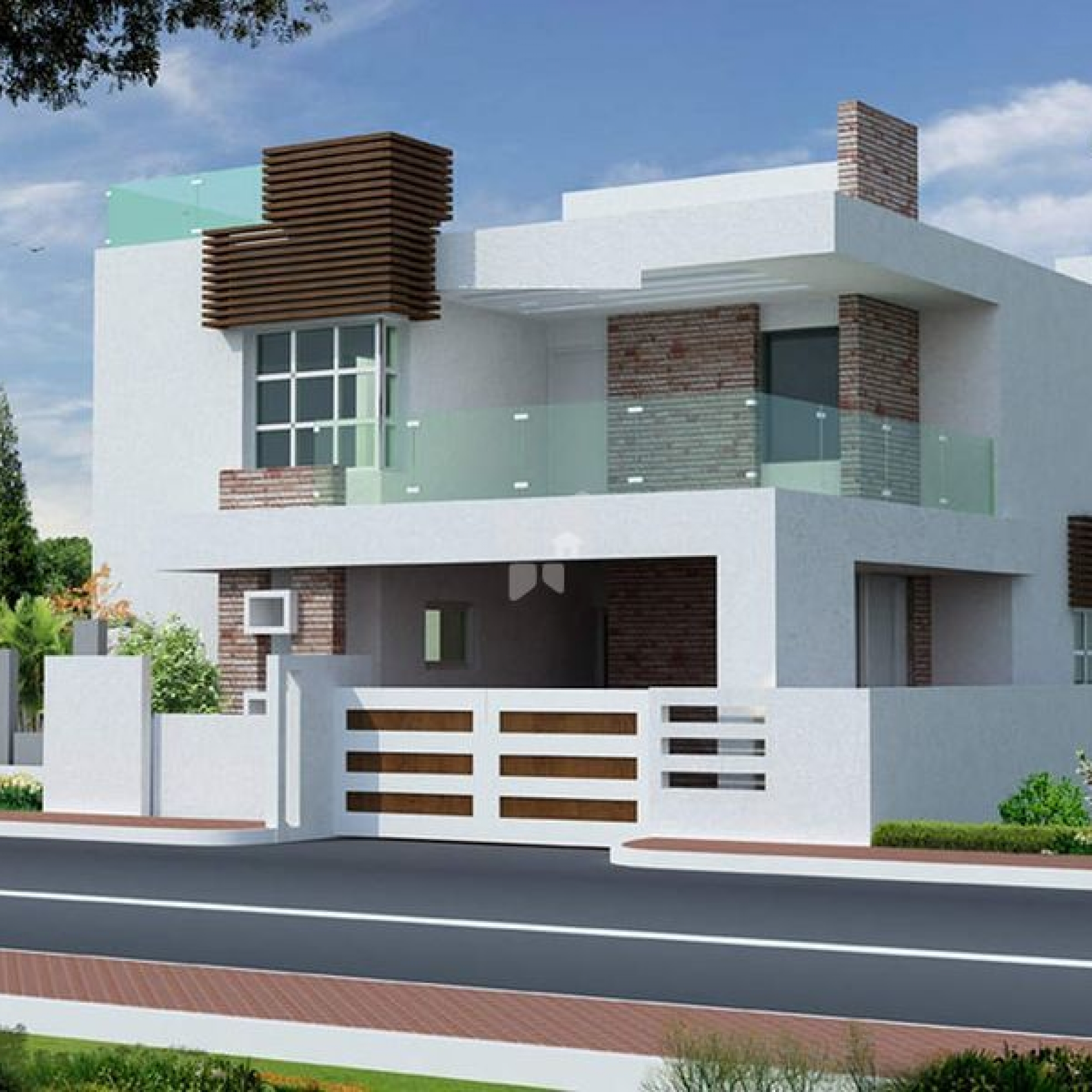 house front design latest modern house front designs ghar banavo small beach KNESIHX