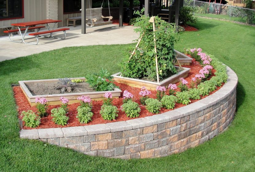 how to build a garden retaining wall DOJLATA