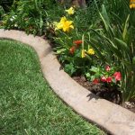 how to make concrete garden edging QZXZEQC