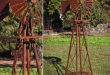 huge rustic garden windmill CSANSGH