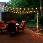 image of: decorative backyard lighting ideas EBHUWKC