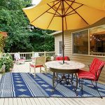 indigomer outdoor patio rug ... FYMBPQE