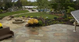 irregular flagstone patio, crazy paving flagstone patio smallu0027s landscaping  inc valparaiso, IBLRTEP