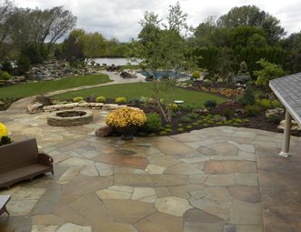 Flagstone Patio for a Natural
Look