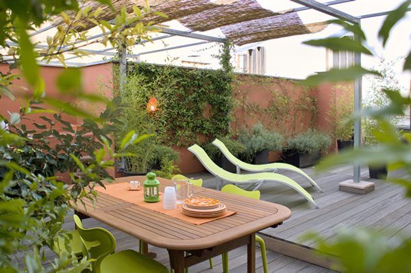 italy: green terrace roof garden garden design calimesa, ca PZGTXHO