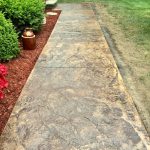 june 2017 -- custom stamped concrete walkway LBTELJE