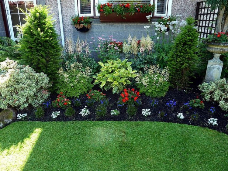 landscape ideas you can get lots of ideas for simple, yet effective front lawn MALAMUB