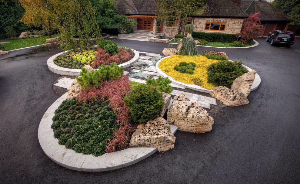 landscaping designs 18 impeccable transitional landscape designs to make the best use of spring QTKVYFT