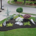 landscaping designs simple landscape designs with rock beds - this is similar to what KUCYVUX