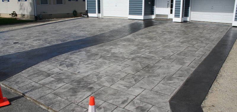 lanoka stamped concrete driveway EHSMRJG