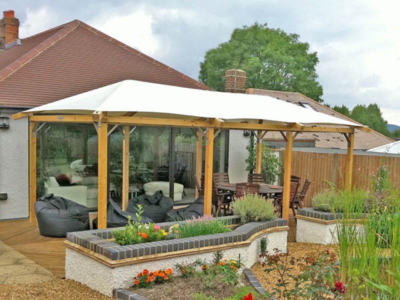 large garden gazebo ideas HDKKCVL